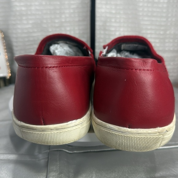 (E2) Kenneth Cole New York Men's C Side Suede Leather Loafer, Red (Size 12 M) - Picture 4 of 12